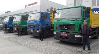 АІС здійснила корпоративну поставку сільгоспсамоскидів МАЗ Корнет