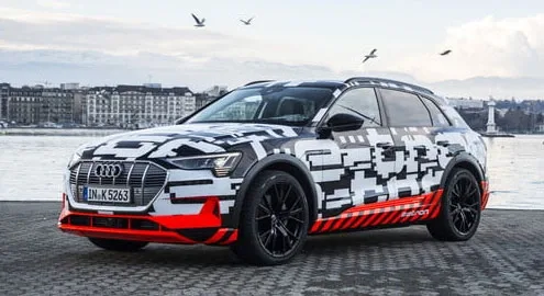 The Audi e-tron electric car will be presented in August