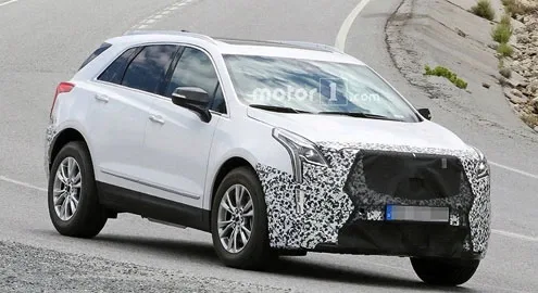 Updated Cadillac XT5 hit the tests