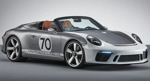 Концепт Porsche 911 Speedster приурочили к юбилею бренда