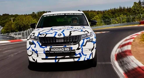 Skoda Kodiaq RS crossover broke the Nürburgring record