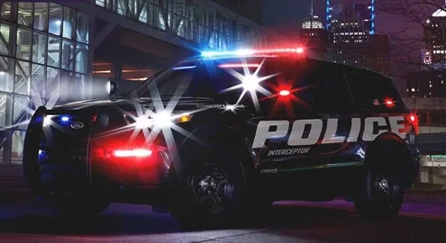 Новый Ford Explorer представили в виде полицейского авто