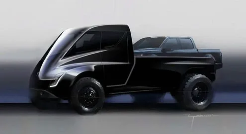 Опубликованы первые подробности о пикапе Tesla