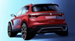 Опубліковано перше зображення кросовера Volkswagen T-Cross
