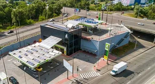 OKKO network opened the tallest gas station complex in Ukraine