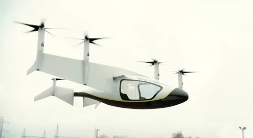 Rolls-Royce developed a flying taxi
