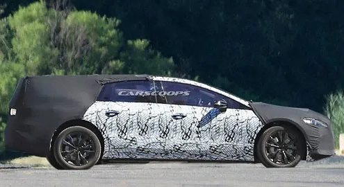 Mercedes-Benz flagship electric car spotted during testing