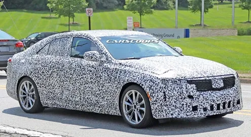 Cadillac is testing a new sedan
