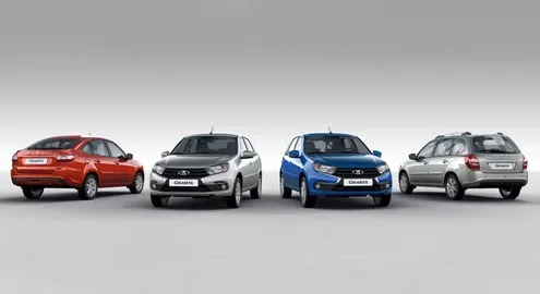 The exterior of the updated Lada Granta family has been revealed