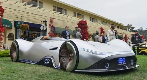 В Пеббл-Бич презентовали новый электрокар Mercedes-Benz