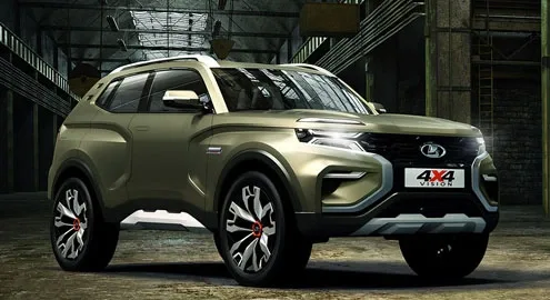 The Lada 4x4 Vision concept hinted at the new Niva