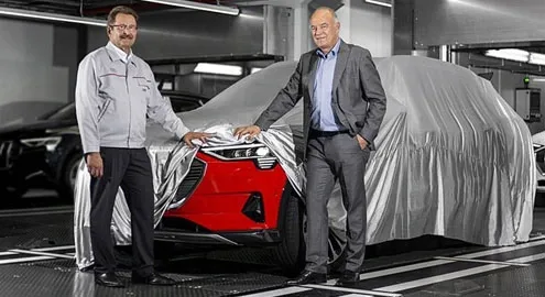 Production of the Audi E-Tron electric crossover has started