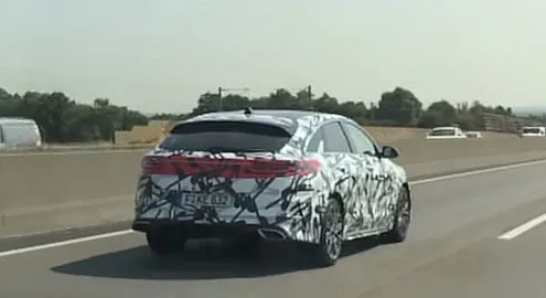 New Kia ProCeed caught on video