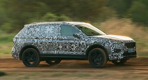 Кроссовер Seat Tarraco показали на видео
