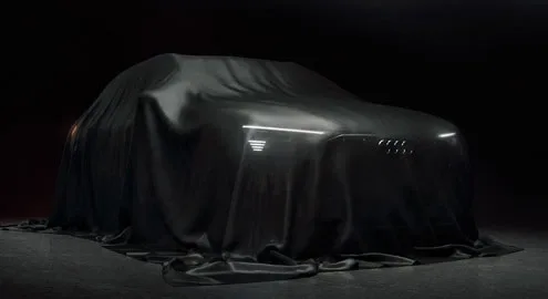Audi continues to gradually unveil the E-Tron electric car