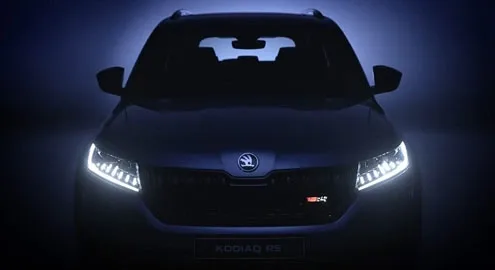 Skoda Kodiaq RS crossover appeared on video