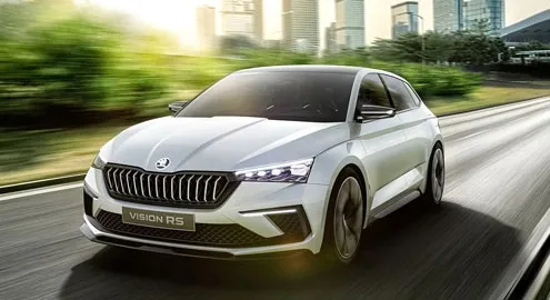 Skoda has fully unveiled the Vision RS concept car