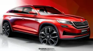Опубліковано перше зображення кросовера Skoda Kodiaq GT
