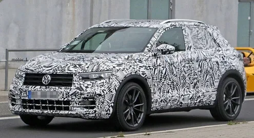 "Charged" Volkswagen T-Roc spotted at the Nürburgring