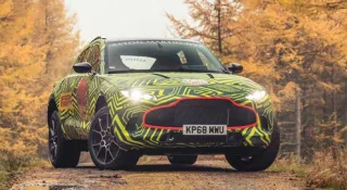 First photos of the Aston Martin DBX crossover published
