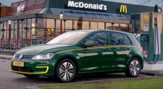 Volkswagen e-Golf electric car got a version from McDonald's