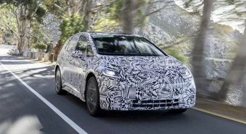 Volkswagen has brought a new electric car to testing