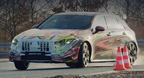 Mercedes-AMG A45 appeared in official video
