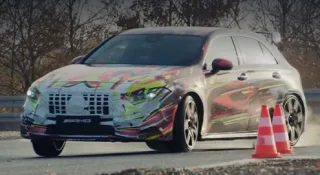 Mercedes-AMG A45 appeared in official video