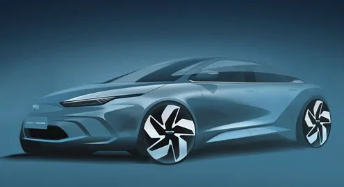 Geely announced a new electric car