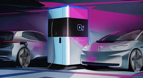 Volkswagen is developing innovative charging stations