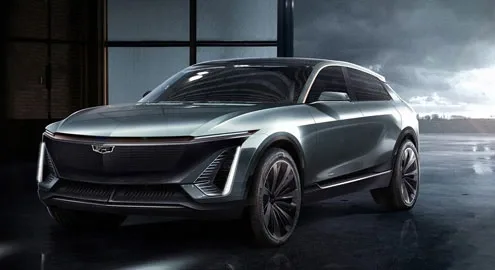 First photos of the Cadillac electric crossover published