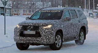 Рестайлинговый Mitsubishi Pajero Sport замечен на тестах