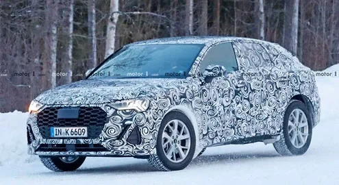 New Audi crossover spotted during testing