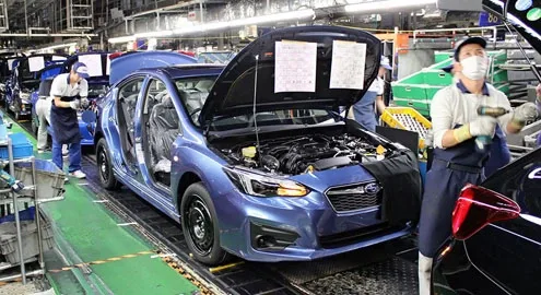 Завод Subaru в Японии возобновил работу