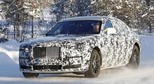 Новый Rolls-Royce Ghost выехал на тесты