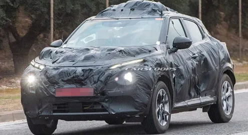Новый Nissan Juke замечен на тестах