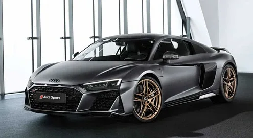 Audi has presented a special version of the R8 sports car