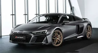 Audi has presented a special version of the R8 sports car