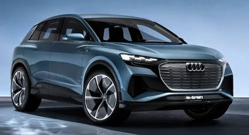 Audi представила в Женеве кроссовер Q4 e-tron