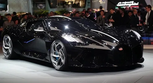 Гиперкар Bugatti La Voiture Noire оказался самым дорогим в мире