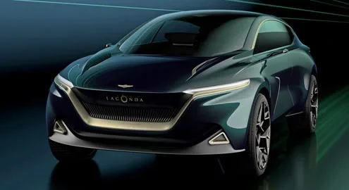 Aston Martin unveiled an electric crossover