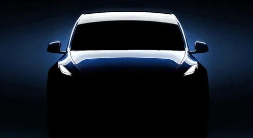 Tesla has published the first image of the Model Y crossover