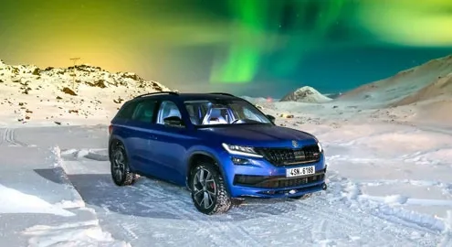 Skoda Kodiaq RS протестировали за полярным кругом