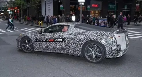 Mid-engine Chevrolet Corvette debuts in summer
