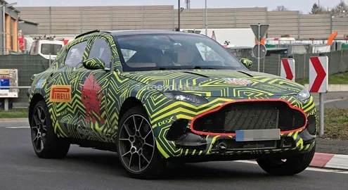 Первый кроссовер Aston Martin замечен на Нюрбургринге