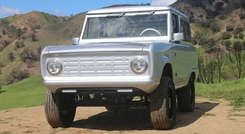 Ford Bronco SUV turned into an electric car