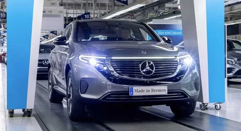 Стартовало производство электрокара Mercedes-Benz EQC