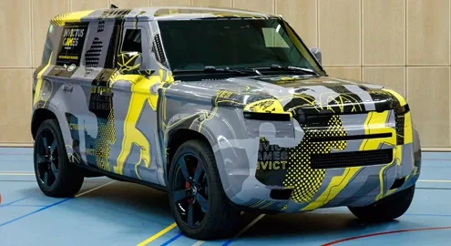 New Land Rover Defender partially declassified
