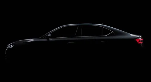 Updated Skoda Superb shown on video