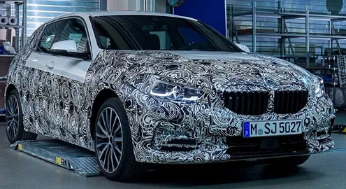 New BMW 1-Series partially declassified